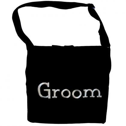 Embroidered Groom Apron