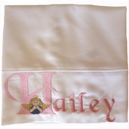 Little Angel Child Pillowcase Embroidered And..
