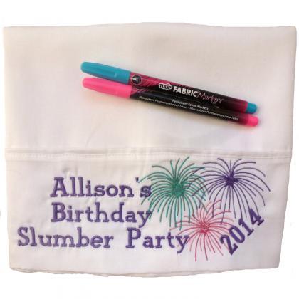 Slumber Party Child Autograph Pillowcase Custom..